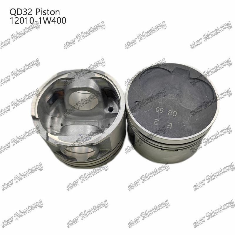 QD32 พิสตันเครื่องยนต์ พร้อมโรงงานน้ํามัน 12010-1W400 สําหรับอะไหล่เครื่องยนต์ Mitsubishi