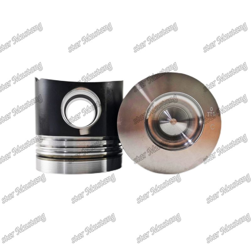 พิสตัน D2848 DV15 ไม่มีเครื่องปัด 65.02501-0774 สําหรับ Doosan ส่วนซ่อมเครื่องยนต์ดีเซล