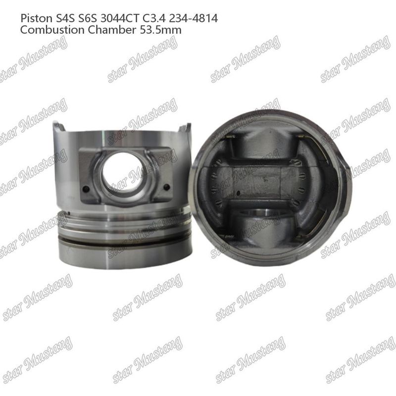 S4S S6S 3044CT C3.4 เครื่องยนต์ พิสตัน Alfine ห้องขนาด 53.5 มิลลิเมตร แหวนน้ํามัน 4.5 มิลลิเมตร 234-4814 สําหรับอะไหล่เครื่องยนต์ Mitsubishi