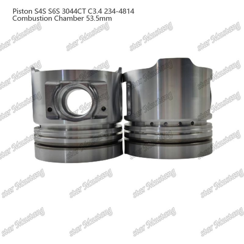 S4S S6S 3044CT C3.4 เครื่องยนต์ พิสตัน Alfine ห้องขนาด 53.5 มิลลิเมตร แหวนน้ํามัน 4.5 มิลลิเมตร 234-4814 สําหรับอะไหล่เครื่องยนต์ Mitsubishi