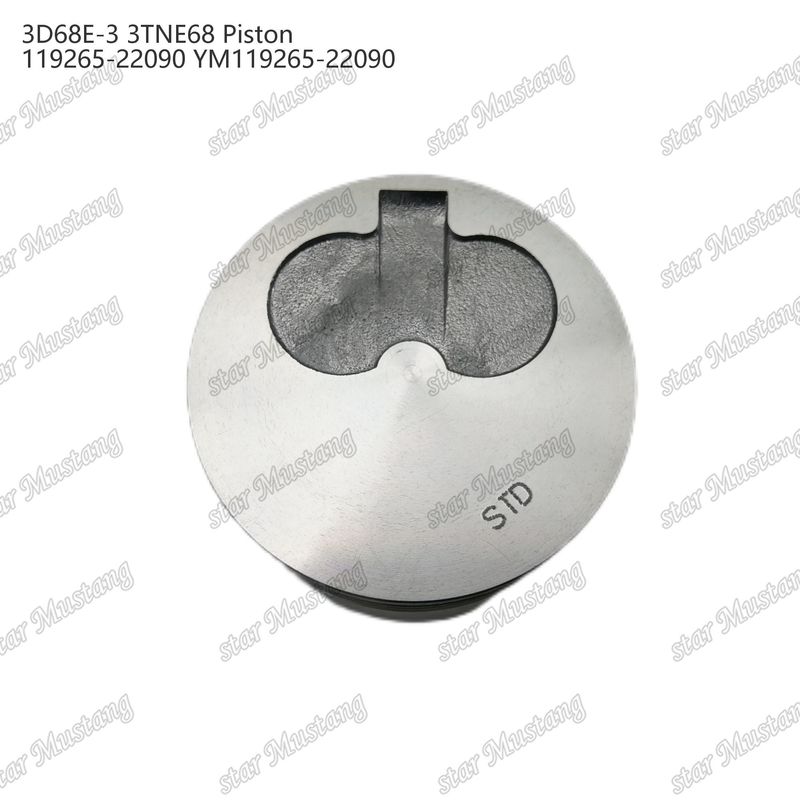 พิสตัน 3D68E-3 3TNE68 ความสูง 53 มม 119265-22090 YM119265-22090 สําหรับ Yanmar เครื่องยนต์ดีเซล ซ่อมชิ้นส่วน