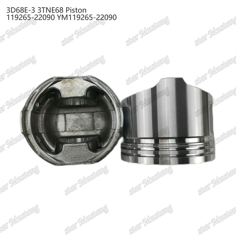 พิสตัน 3D68E-3 3TNE68 ความสูง 53 มม 119265-22090 YM119265-22090 สําหรับ Yanmar เครื่องยนต์ดีเซล ซ่อมชิ้นส่วน