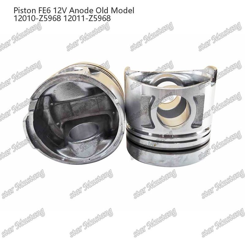 FE6 เครื่องยนต์ พิสตัน 12 วาล์ว 12010-Z5968 12011-Z5968 สําหรับอะไหล่เครื่องยนต์ Nissan