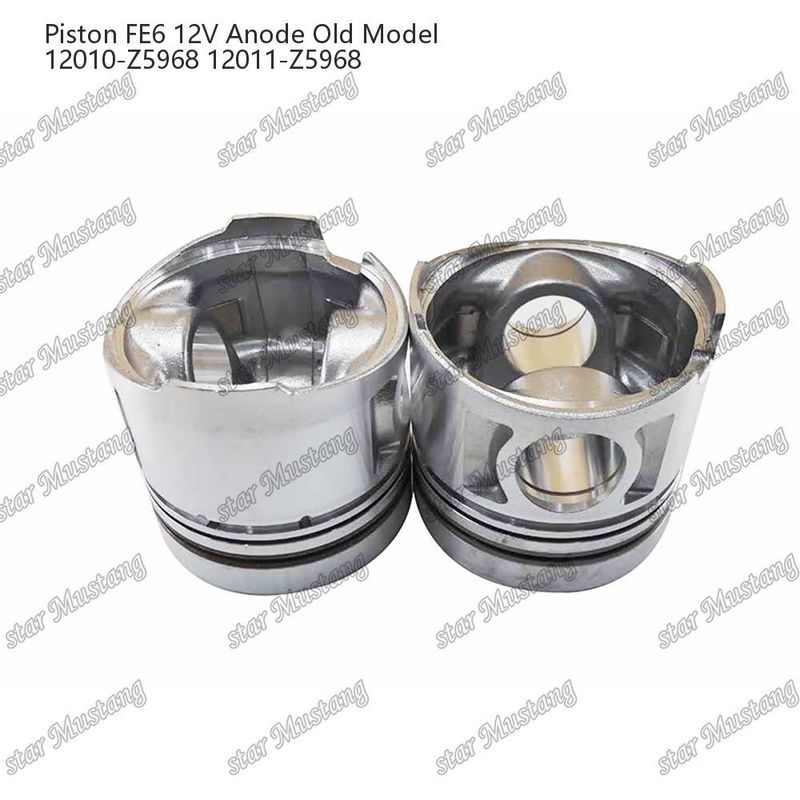 FE6 เครื่องยนต์ พิสตัน 12 วาล์ว 12010-Z5968 12011-Z5968 สําหรับอะไหล่เครื่องยนต์ Nissan