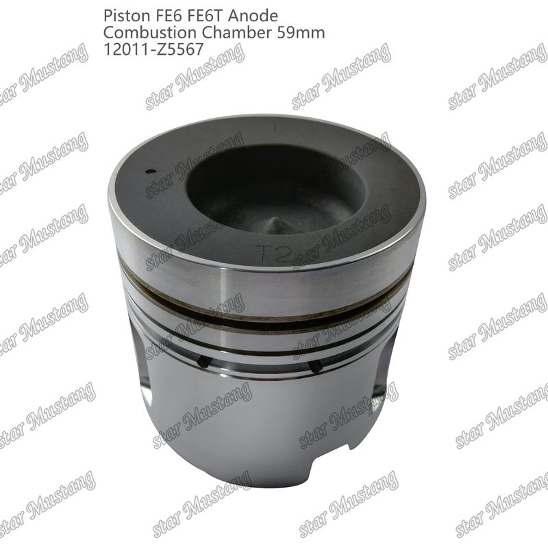 FE6 FE6T กล่องพิสตันเครื่องยนต์ ขนาด 59mm 3x2x4mm 12011-Z5567 สําหรับอะไหล่เครื่องยนต์ Nissan