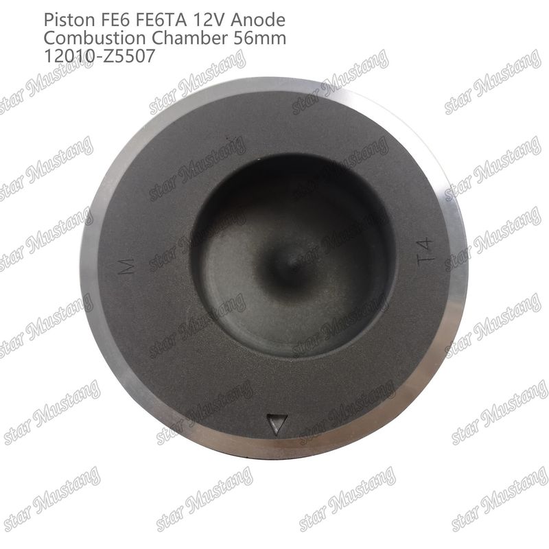 FE6 FE6TA เครื่องยนต์ พิสตัน12V ขนาดห้อง 56mm 2.5x2x4mm 12010-Z5507 สําหรับอะไหล่เครื่องยนต์ Nissan