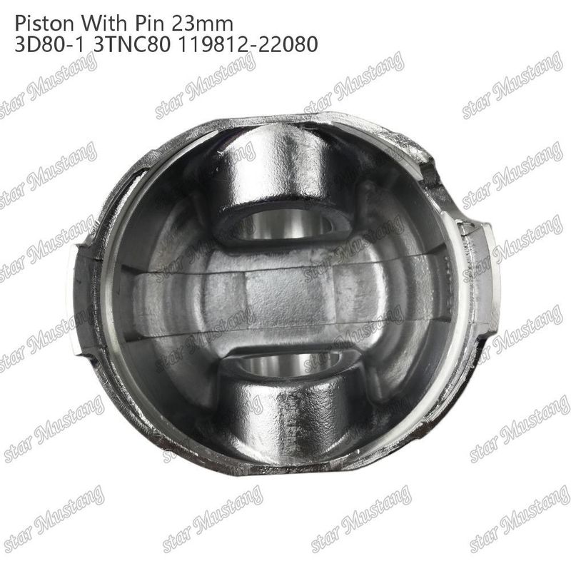 พิสตัน 3D80-1 3TNC80 PIN SIZE 23mm 119812-22080 สําหรับ Yanmar เครื่องยนต์ดีเซล ซ่อมชิ้นส่วน