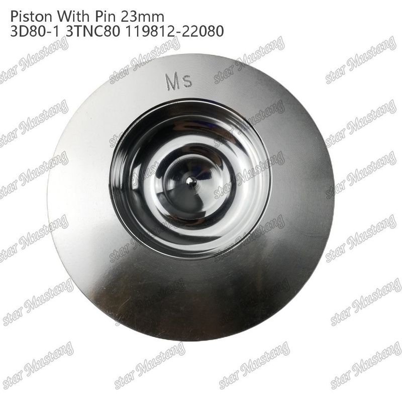 พิสตัน 3D80-1 3TNC80 PIN SIZE 23mm 119812-22080 สําหรับ Yanmar เครื่องยนต์ดีเซล ซ่อมชิ้นส่วน