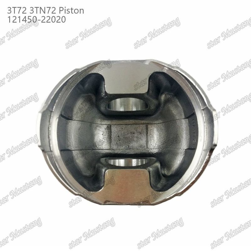 พิสตัน 3TN72 3T72 ด้านล่างเรียบ 65.5 มิลลิเมตร ความสูง 121450-22020 สําหรับ Yanmar เครื่องยนต์ดีเซล ซ่อมแซมชิ้นส่วน