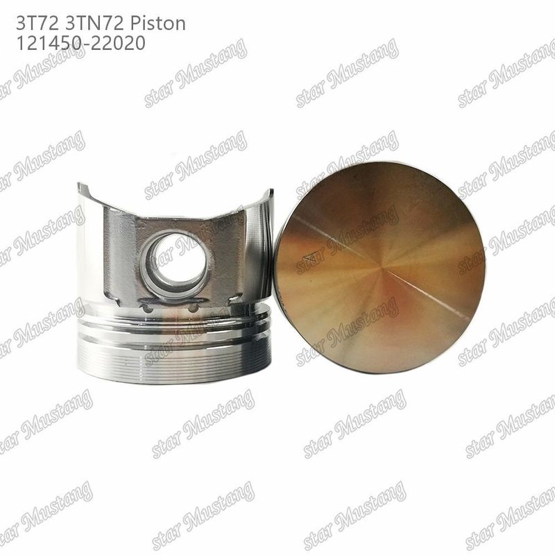 พิสตัน 3TN72 3T72 ด้านล่างเรียบ 65.5 มิลลิเมตร ความสูง 121450-22020 สําหรับ Yanmar เครื่องยนต์ดีเซล ซ่อมแซมชิ้นส่วน