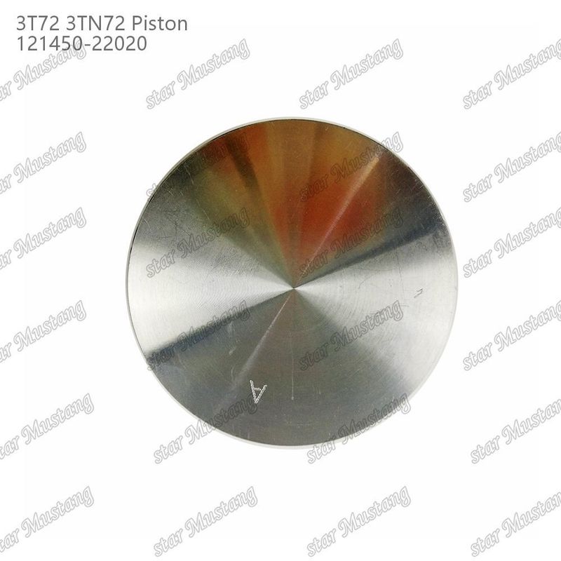 พิสตัน 3TN72 3T72 ด้านล่างเรียบ 65.5 มิลลิเมตร ความสูง 121450-22020 สําหรับ Yanmar เครื่องยนต์ดีเซล ซ่อมแซมชิ้นส่วน