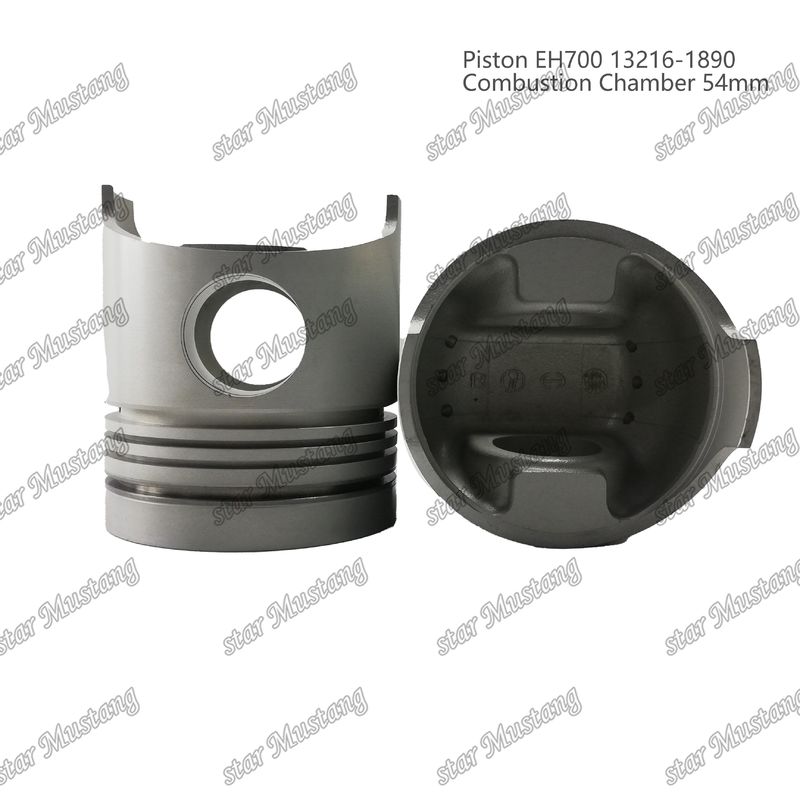 กล่องเผาไหม้พิสตัน EH700 54mm 13216-1890 สําหรับ Hino เครื่องยนต์ดีเซล ชิ้นส่วนซ่อม