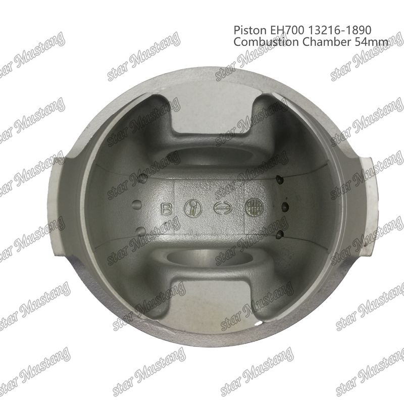 กล่องเผาไหม้พิสตัน EH700 54mm 13216-1890 สําหรับ Hino เครื่องยนต์ดีเซล ชิ้นส่วนซ่อม