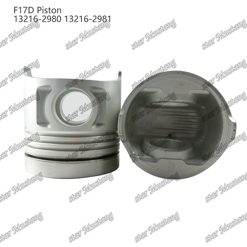 พิสตัน F17D ห้องเผาไหม้ 69mm 13216-2980 13216-2981 สําหรับเครื่องยนต์ไดเซล Hino