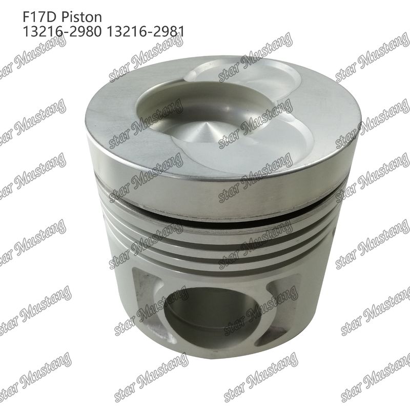 พิสตัน F17D ห้องเผาไหม้ 69mm 13216-2980 13216-2981 สําหรับเครื่องยนต์ไดเซล Hino