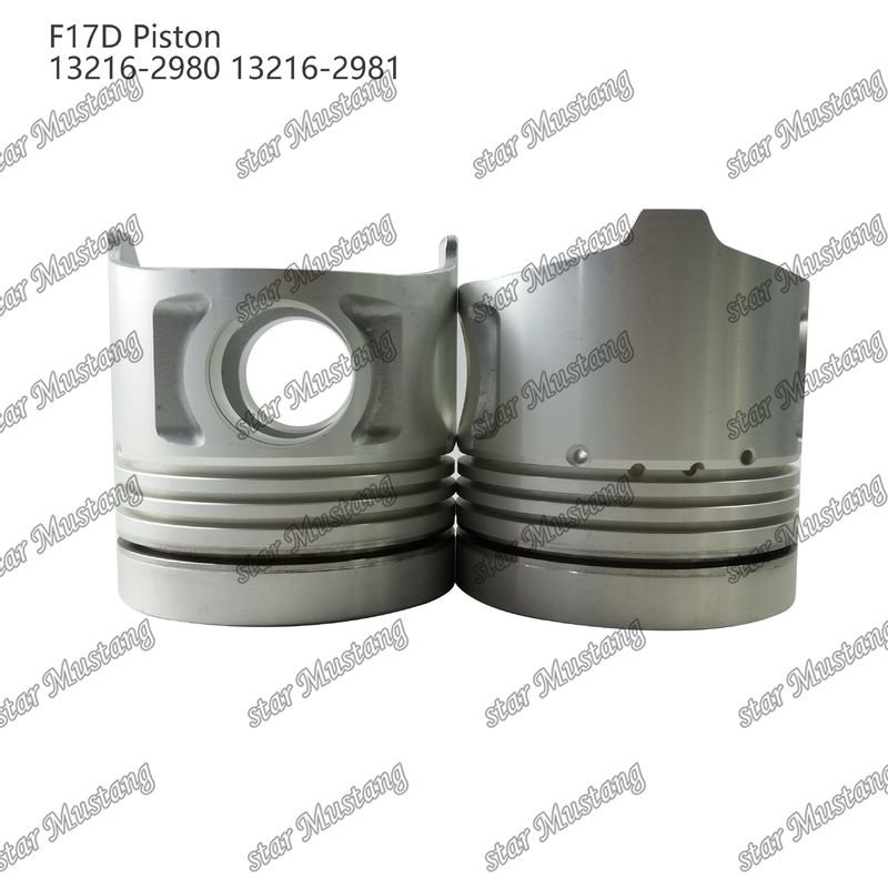 พิสตัน F17D ห้องเผาไหม้ 69mm 13216-2980 13216-2981 สําหรับเครื่องยนต์ไดเซล Hino