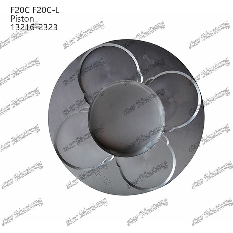 พิสตัน F20C-L ด้านราบ 13216-2323 สําหรับเครื่องยนต์ไดเซล Hino