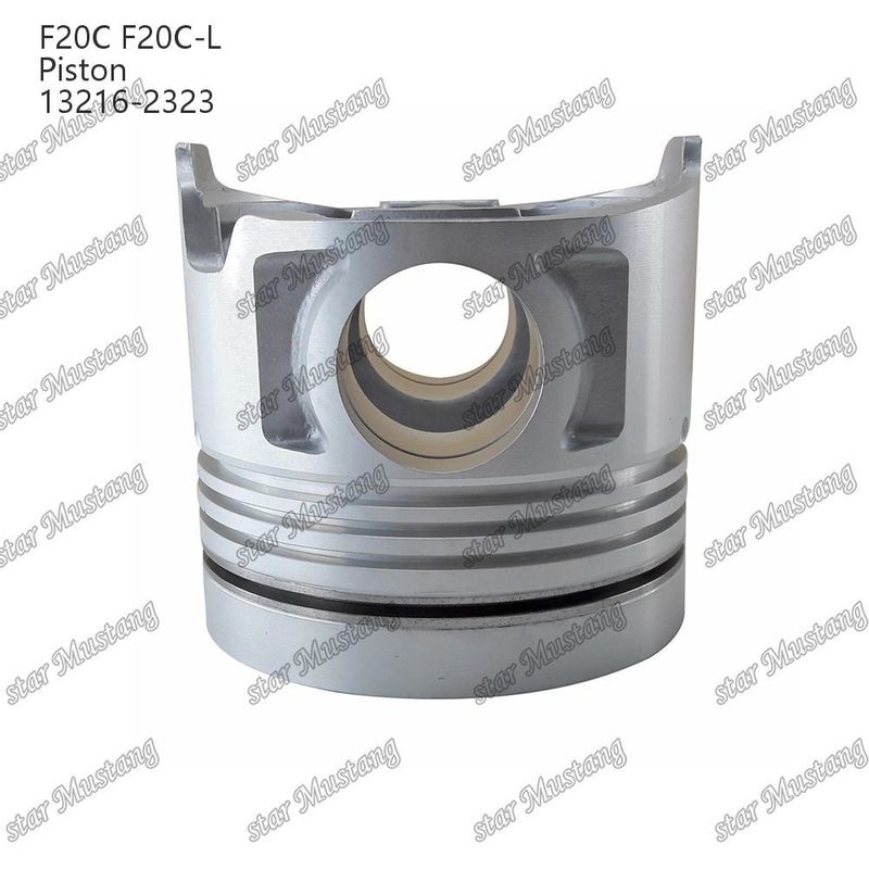 พิสตัน F20C-L ด้านราบ 13216-2323 สําหรับเครื่องยนต์ไดเซล Hino