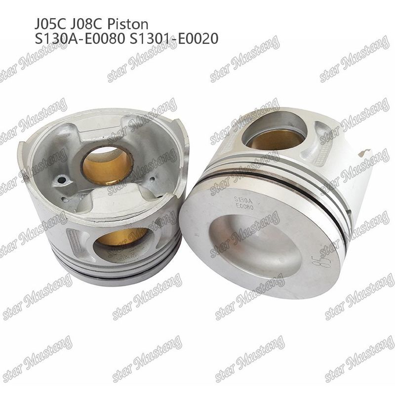 พิสตอง J05C J08C พร้อมกล่องทองแดง 65 มิลลิเมตร ห้องเผาไหม้