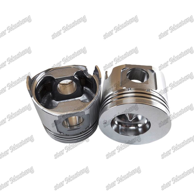 พิสตัน 4TNE84T ความสูง 84mm ห้องเผาไหม้ ขนาด 45mm 129002-22090 สําหรับ Yanmar เครื่องยนต์ดีเซล ซ่อมชิ้นส่วน