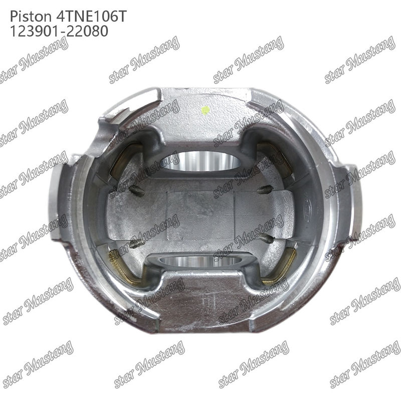 พิสตัน 4TNE106T พร้อมพิมพ์วาล์ว 123901-22080 สําหรับ Yanmar ส่วนซ่อมเครื่องยนต์ดีเซล