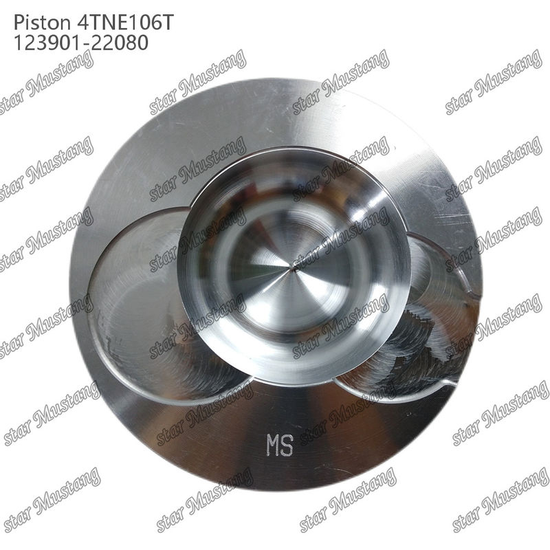 พิสตัน 4TNE106T พร้อมพิมพ์วาล์ว 123901-22080 สําหรับ Yanmar ส่วนซ่อมเครื่องยนต์ดีเซล