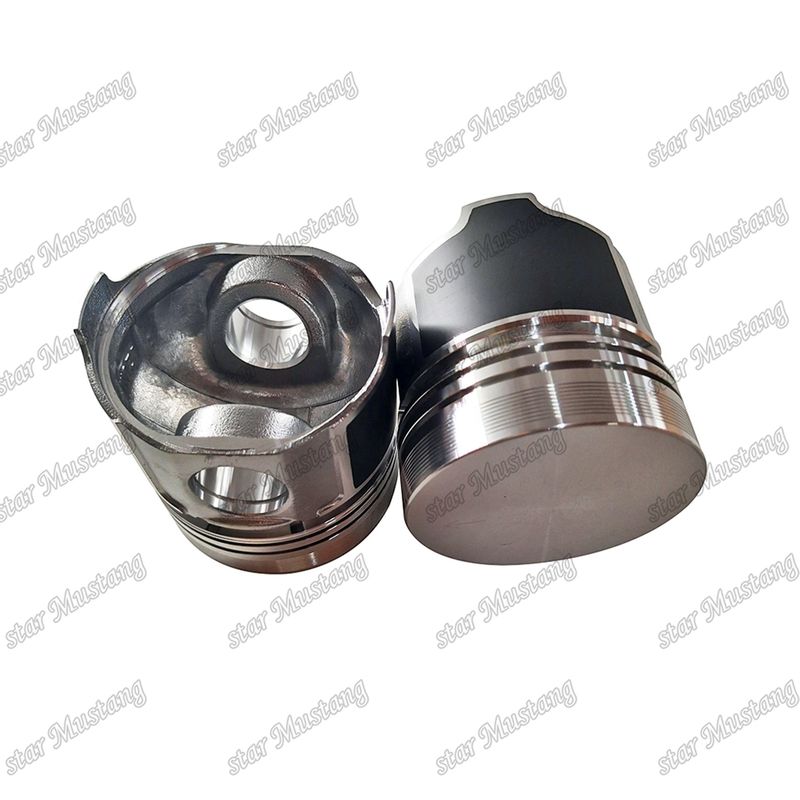 พิสตัน HD019 3TN75 119810-22080 YM119810-22080 ด้านล่างเรียบ สําหรับ Yanmar เครื่องยนต์ดีเซล ซ่อมชิ้นส่วน