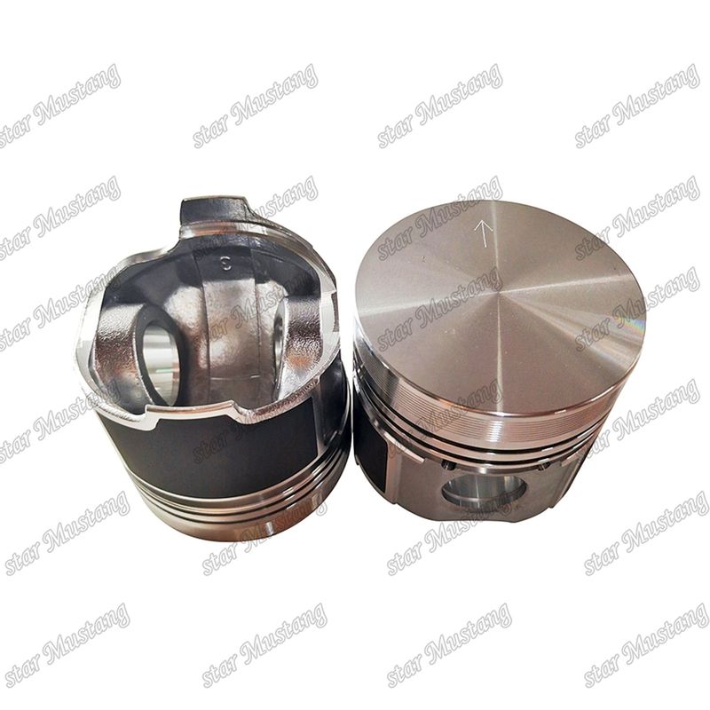พิสตัน HD019 3TN75 119810-22080 YM119810-22080 ด้านล่างเรียบ สําหรับ Yanmar เครื่องยนต์ดีเซล ซ่อมชิ้นส่วน