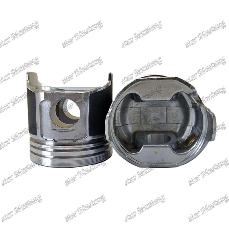พิสตัน S4D84E-5 4TNV84 ความสูง 84 มม ห้องเผาไหม้ ขนาด 41.3 มม 129508-22080 สําหรับ Yanmar เครื่องยนต์ดีเซล ซ่อมชิ้นส่วน