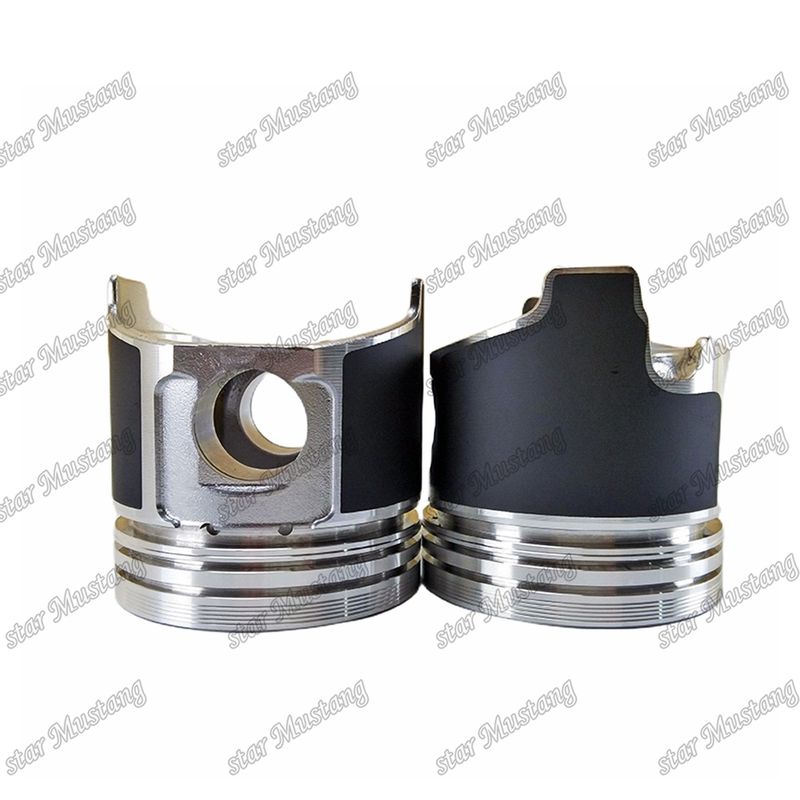 พิสตัน S4D84E-5 4TNV84 ความสูง 84 มม ห้องเผาไหม้ ขนาด 41.3 มม 129508-22080 สําหรับ Yanmar เครื่องยนต์ดีเซล ซ่อมชิ้นส่วน
