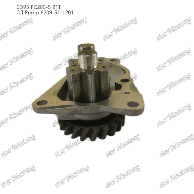 ปั๊มน้ํามัน 6D95 PC200-5 21T 6209-51-1201 สําหรับเครื่องยนต์ Kumatsu