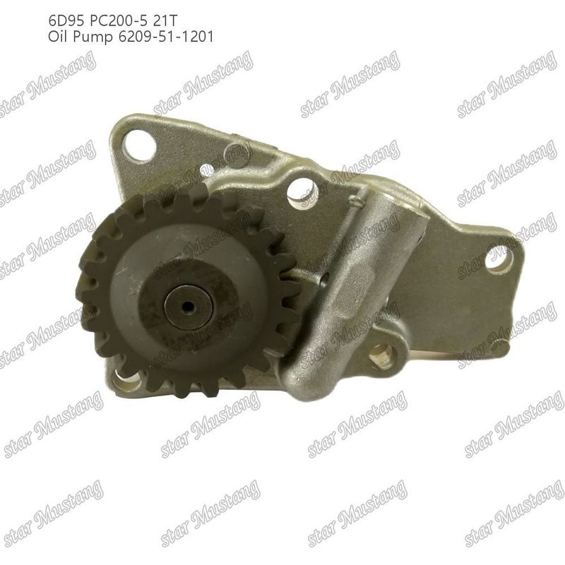 ปั๊มน้ํามัน 6D95 PC200-5 21T 6209-51-1201 สําหรับเครื่องยนต์ Kumatsu