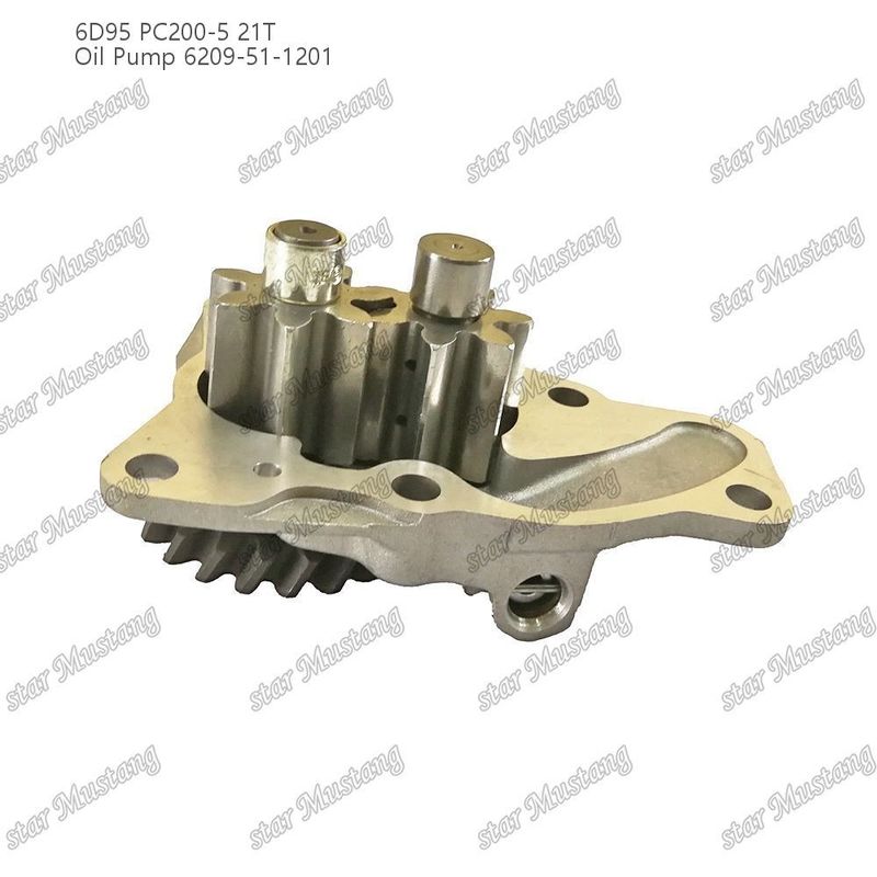 ปั๊มน้ํามัน 6D95 PC200-5 21T 6209-51-1201 สําหรับเครื่องยนต์ Kumatsu