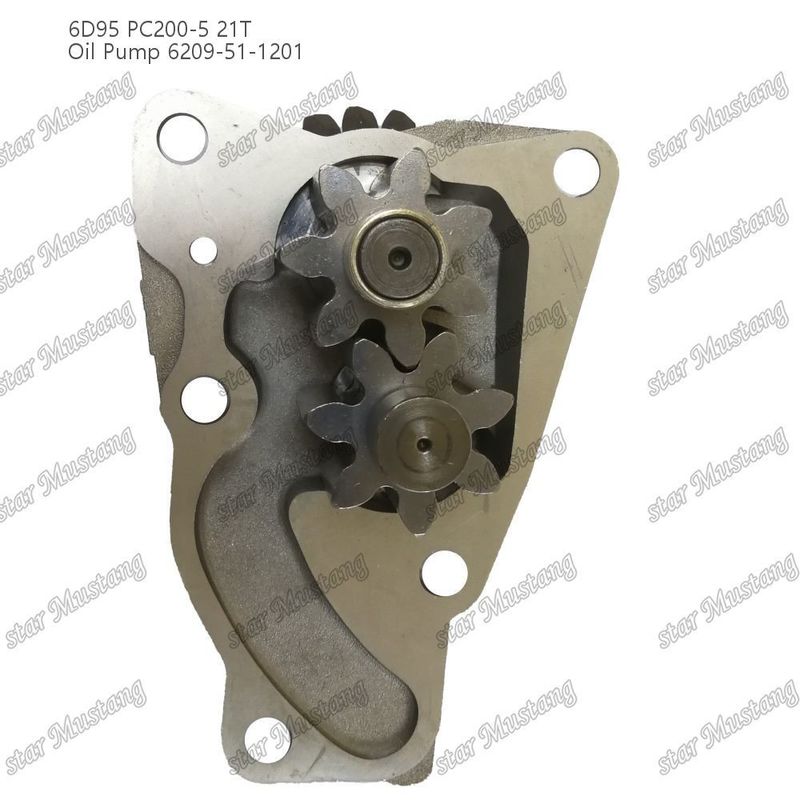 ปั๊มน้ํามัน 6D95 PC200-5 21T 6209-51-1201 สําหรับเครื่องยนต์ Kumatsu