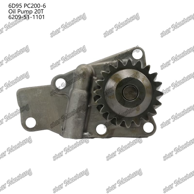 ปั๊มน้ํามัน 6D95 PC200-6 20T 6209-51-1101 สําหรับเครื่องยนต์ Kumatsu