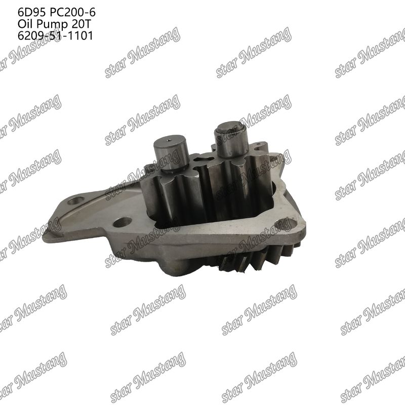 ปั๊มน้ํามัน 6D95 PC200-6 20T 6209-51-1101 สําหรับเครื่องยนต์ Kumatsu