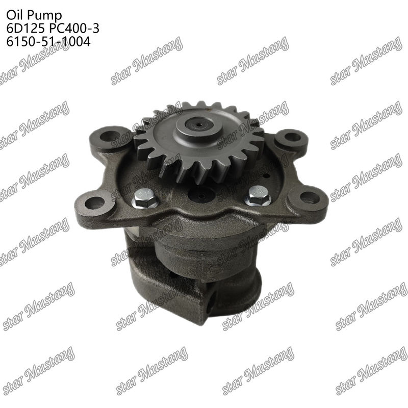 ปั๊มน้ํามัน 6D125 PC400-3 Flat 6150-51-1004 สําหรับเครื่องยนต์ Kumatsu