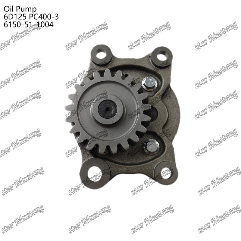 ปั๊มน้ํามัน 6D125 PC400-3 Flat 6150-51-1004 สําหรับเครื่องยนต์ Kumatsu