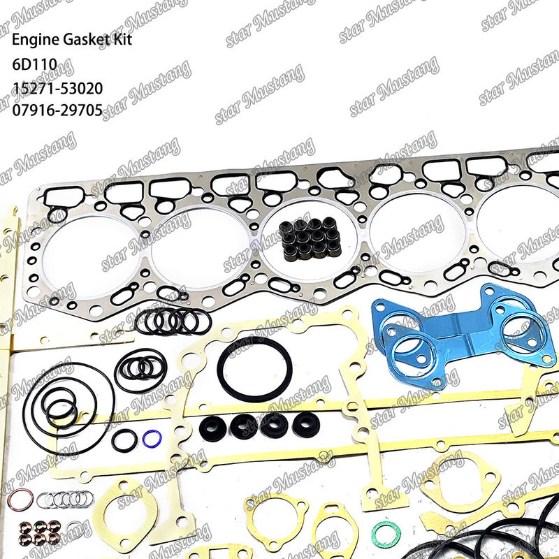 6D110 ชุดกระปุกเต็ม 6138-K1-9901 6138-K2-9901 เหมาะสําหรับ Komatsu