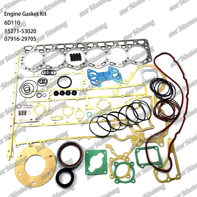 6D110 ชุดกระปุกเต็ม 6138-K1-9901 6138-K2-9901 เหมาะสําหรับ Komatsu