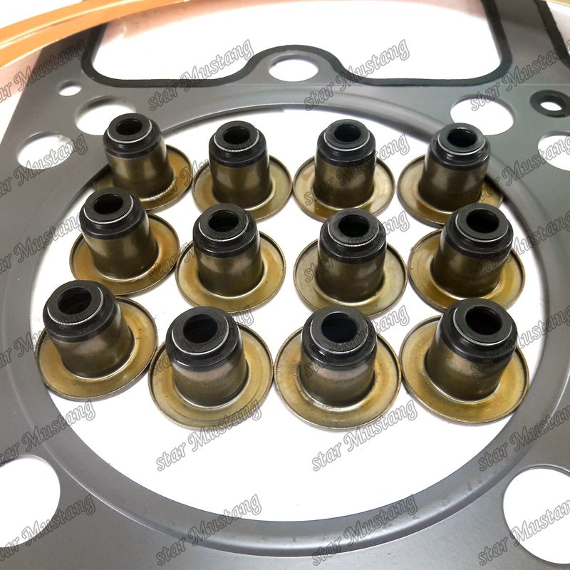 6D155 เซ็ตก๊าสเก็ตเต็ม โลหะ 6128-K1-9901 6128-K2-9901 เหมาะสําหรับ Komatsu
