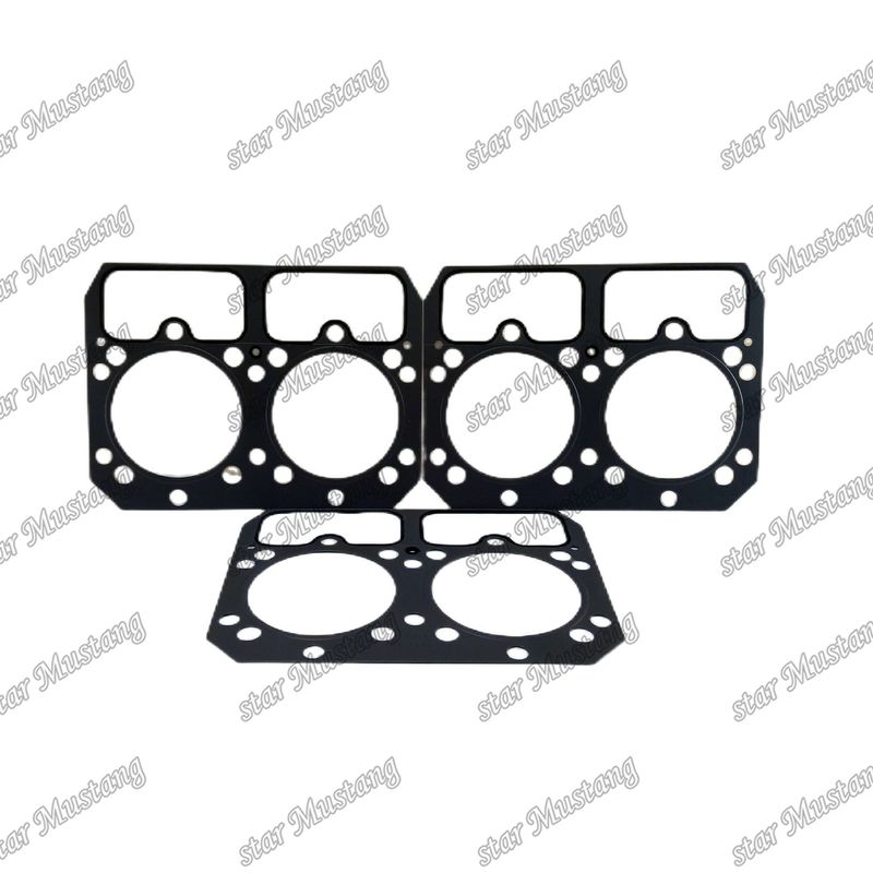 6D155 เซ็ตก๊าสเก็ตเต็ม โลหะ 6128-K1-9901 6128-K2-9901 เหมาะสําหรับ Komatsu