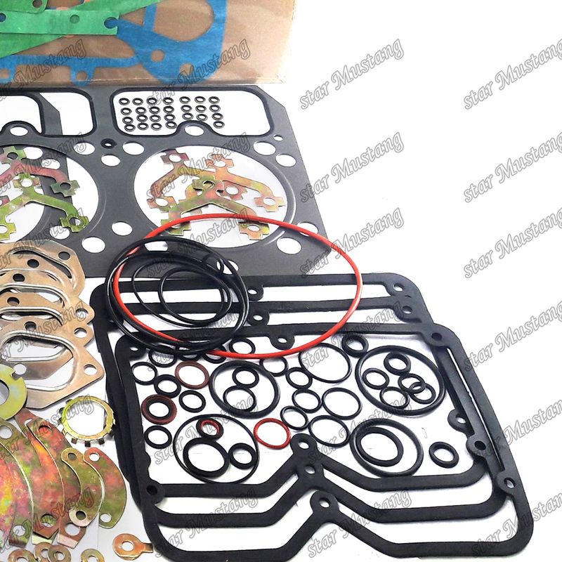 6D155 เซ็ตก๊าสเก็ตเต็ม โลหะ 6128-K1-9901 6128-K2-9901 เหมาะสําหรับ Komatsu