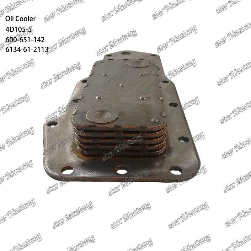 เครื่องเย็นน้ํามัน 4D105-5 600-651-142 6134-61-2113 สําหรับเครื่องยนต์ KUMATSU