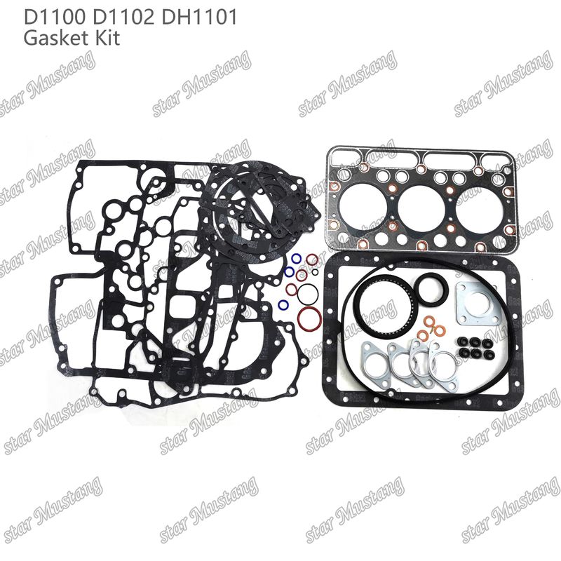 D1100 D1102 DH1101 เตอร์ กาสเกต เซ็ต หัว กาสเกต 15354-03310 ช่องบน 07916-24345 ช่องล่าง 07916-24980 เหมาะสําหรับ Kubota