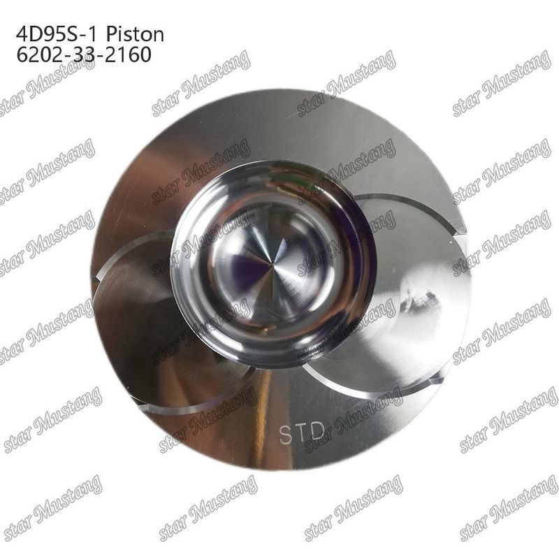 พิสตัน 4D95S-1 104mm สูงกลมด้านล่าง 51mm ห้องเผาไหม้ 6202-33-2160 สําหรับอะไหล่เครื่องยนต์ Kumatsu