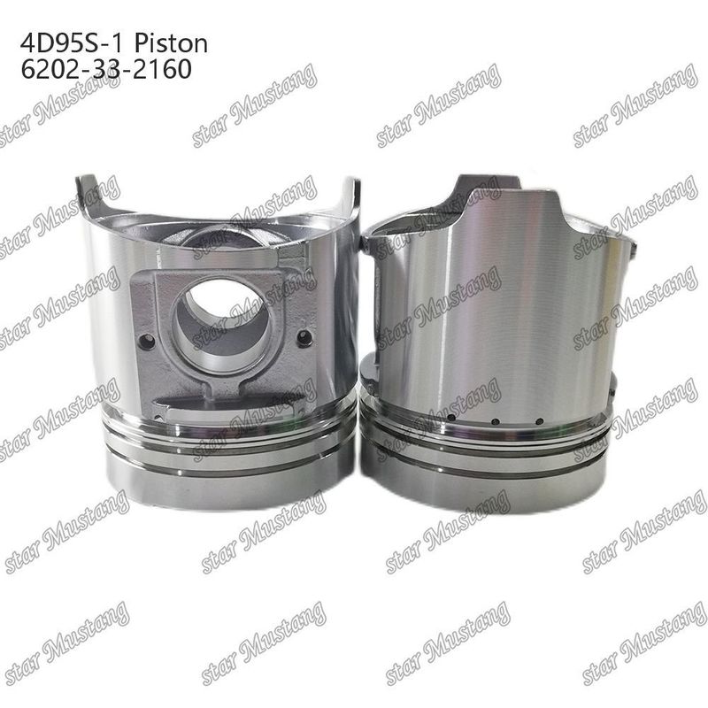 พิสตัน 4D95S-1 104mm สูงกลมด้านล่าง 51mm ห้องเผาไหม้ 6202-33-2160 สําหรับอะไหล่เครื่องยนต์ Kumatsu