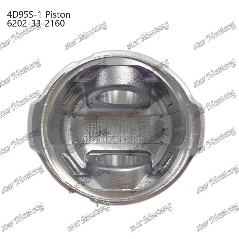 พิสตัน 4D95S-1 104mm สูงกลมด้านล่าง 51mm ห้องเผาไหม้ 6202-33-2160 สําหรับอะไหล่เครื่องยนต์ Kumatsu