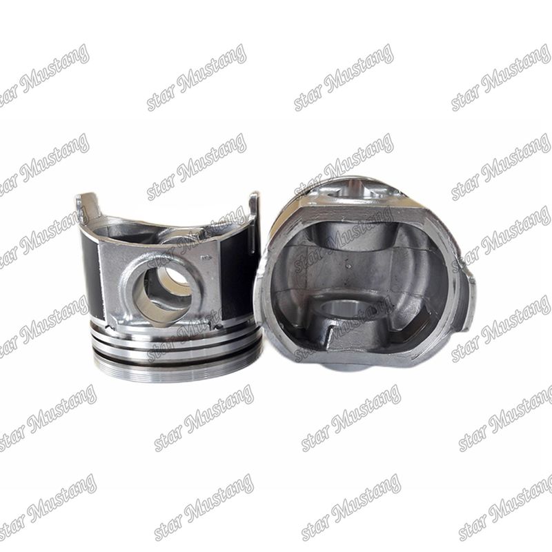 พิสตัน V2607 CR ห้องเผาไหม้ 45.5mm 1J700-21110 สําหรับอะไหล่เครื่องยนต์ Kubota