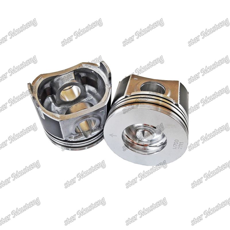 พิสตัน V2607 CR ห้องเผาไหม้ 45.5mm 1J700-21110 สําหรับอะไหล่เครื่องยนต์ Kubota